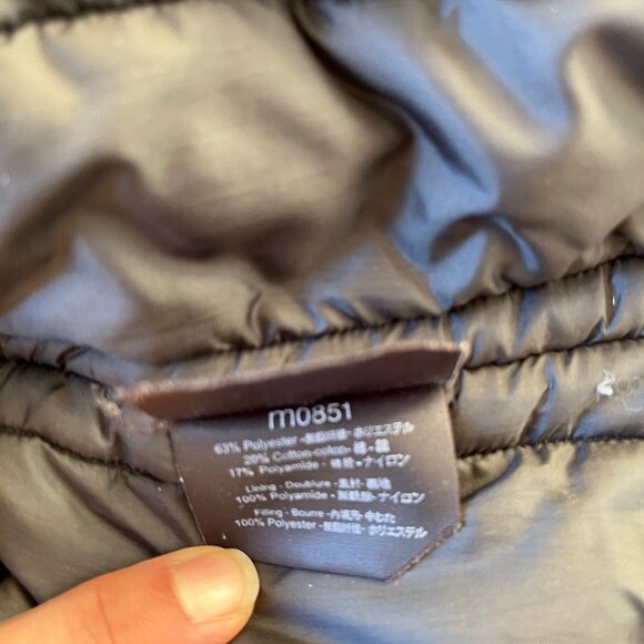 m0851 black winter jacket - Picture 3 of 7